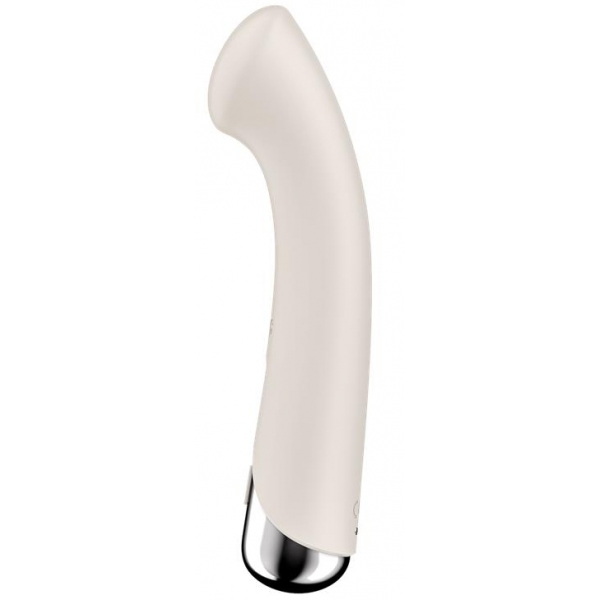 Estimulador giratório G-Spot 1 - 11 x 3,5cm Creme