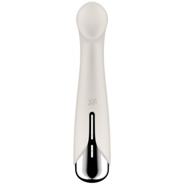 Estimulador giratório G-Spot 1 - 11 x 3,5cm Creme