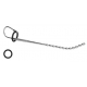 Steel Beads Curved Urethra Rod 25cm - Diameter 5-7mm