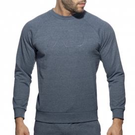 Pull Recycled Cotton Bleu marine