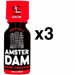 Sexline AMSTERDAM Extra Puissant 15ml x3