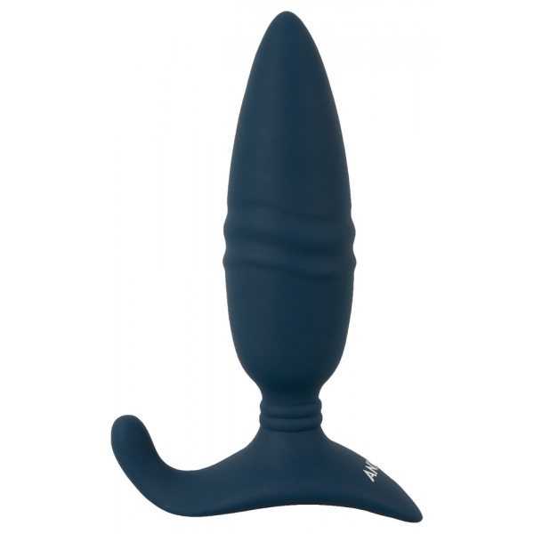 Plug Vibrador Butt Thrust 14.5 x 4cm Azul