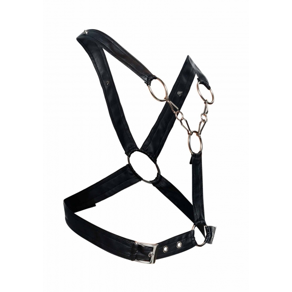 DNGEON Cross Chain Harness Black