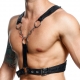 DNGEON Cross Chain Harness Black