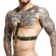 DNGEON Cross Chain Harness Green