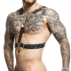 DNGEON Cross Chain Harness Grey