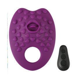 MyPlayToys Cuscino vibrante con lingua Grind Ring Violet