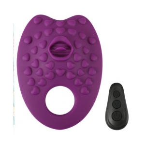 MyPlayToys Vibrating cushion with tongue Grind Ring Violet