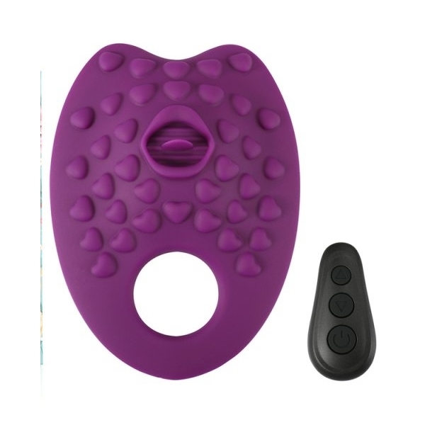 Vibrating cushion with tongue Grind Ring Violet