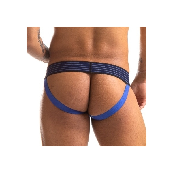 Jockstrap Rally 665 Preto-Azul