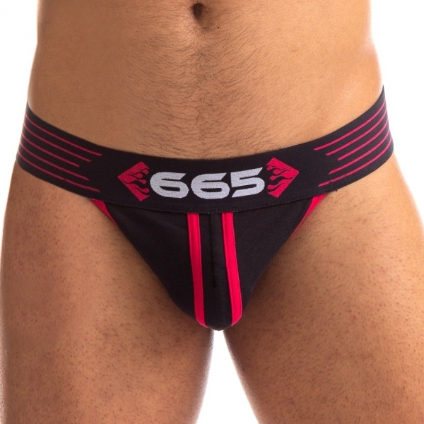 Jockstrap Rally 665 Black-Red