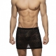 Men's Flowery Lace Skirt Black