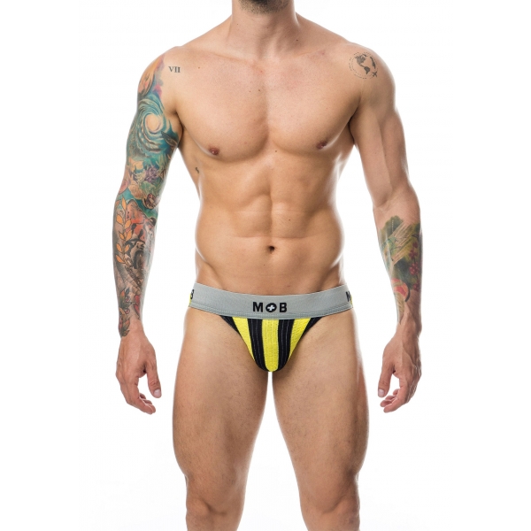 Suspensorio Mob Classic Negro-Amarillo