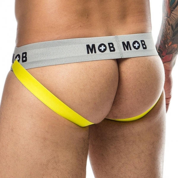 MOB Stripe Classic Jock Yellow