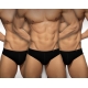 Pack 3 Basic Briefs Black