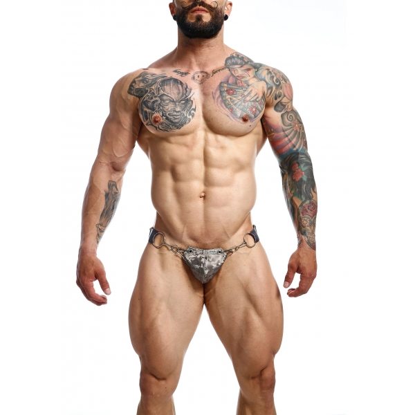 Jockstrap Snap Dngeon Camouflage Zilver