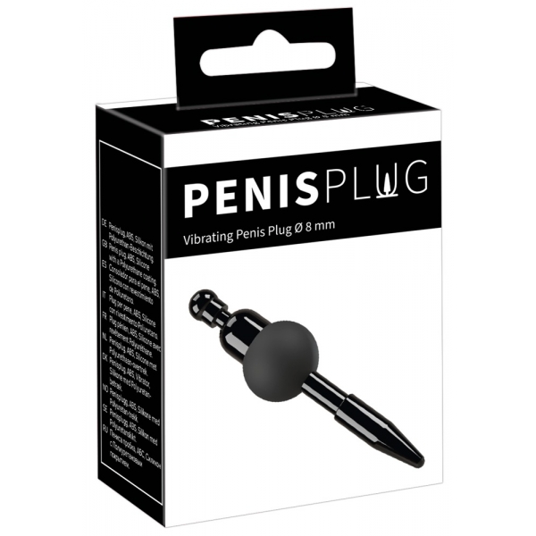 Vibrerende Penis Plug In 4 cm - Diameter 7mm