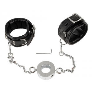 Fetish Collection Handschellen und Ballstretcher Link Ball Durchmesser 32 mm | Gewicht 395g