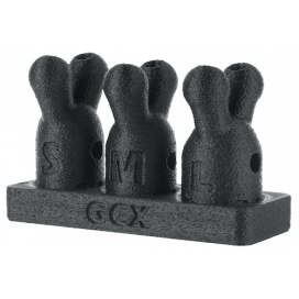GCX-POP 3er-Set Inhalationsstöpsel GC-POP™ S/M/L + Halterung