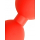 Boules anales en silicone STRETCH EGGS M 45 x 5 cm Rouges