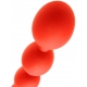 Boules anales en silicone STRETCH EGGS M 45 x 5 cm Rouges