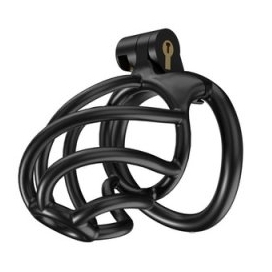 CockLock Chastity cage Tortille M 7 x 3.4 cm Black