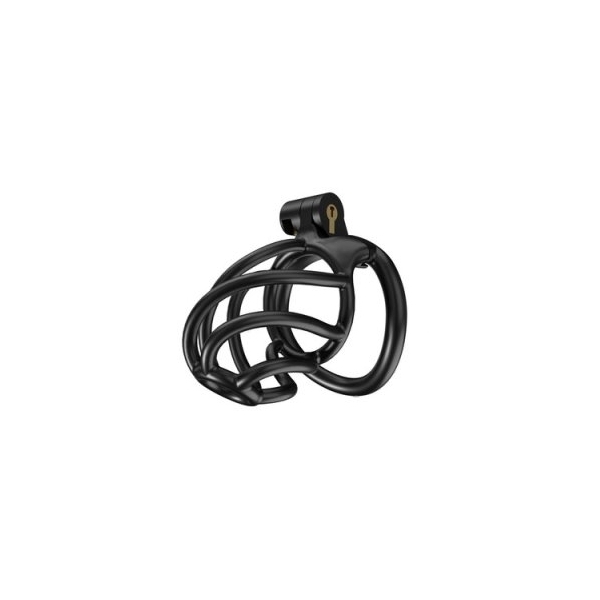 Chastity cage Tortille M 7 x 3.4 cm Black