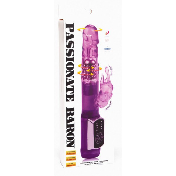 Rotierender Rabbit Vibrator Violett