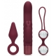 Sextoys for Her Darkcherry 3 Accessories Set