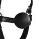 Muzzle gag with ball and mask Gag Xtreme Black