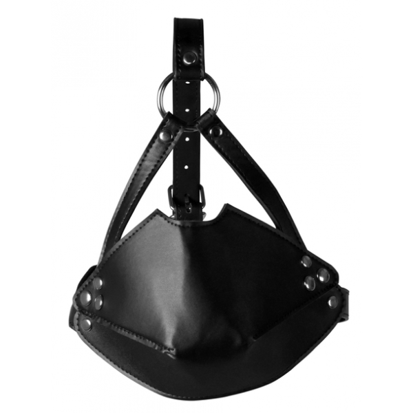 Maulkorb mit Knebel Head Harness Schwarz