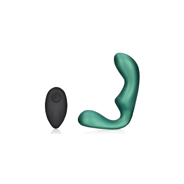 Pointed Prostate Stimulator 11.5 x 3.5 cm Metallic green