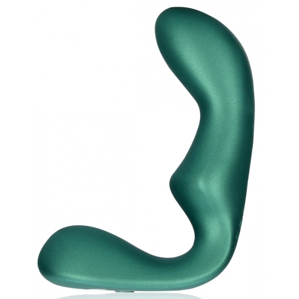 Estimulador de próstata pontiagudo 11,5 x 3,5 cm Verde metalizado