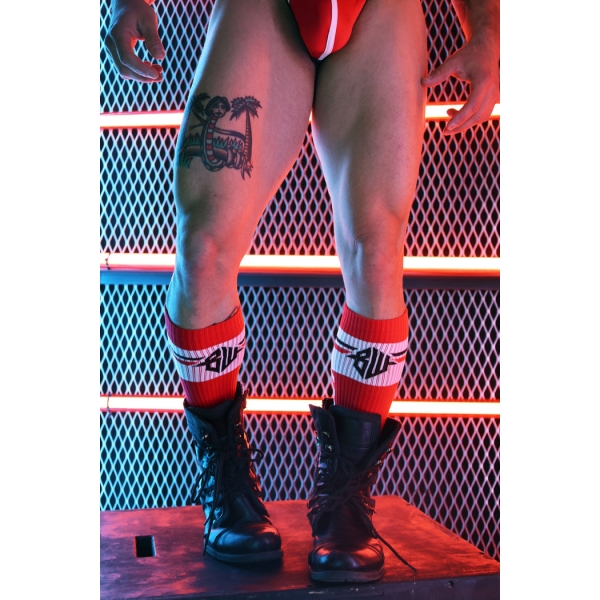 Calcetines altos Locker Room Rojo