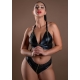 Reggiseno nero con zip Wetlook