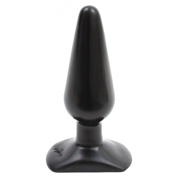 Butt Plug Liso 12 x 3,8 cm Preto