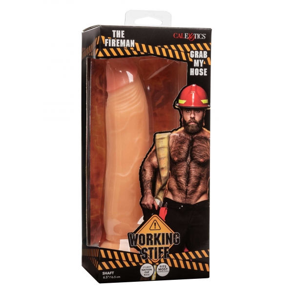 Consolador realista The Fireman 16 x 4,3 cm