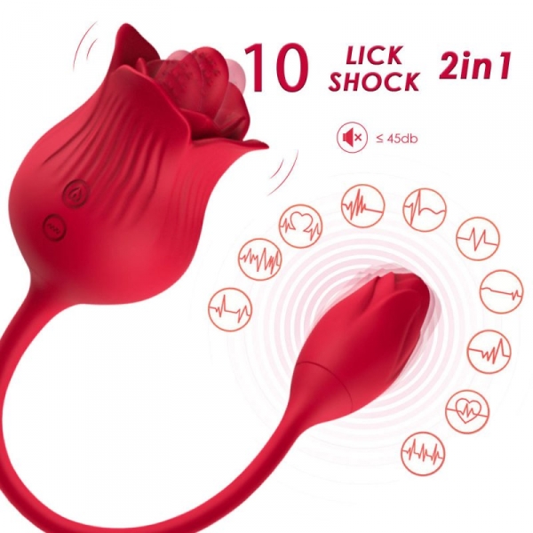 Dubbele Lickclit Stimulator 6 x 3cm