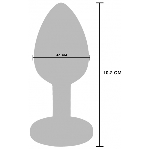 The Glider vibrating plug L 9 x 4cm