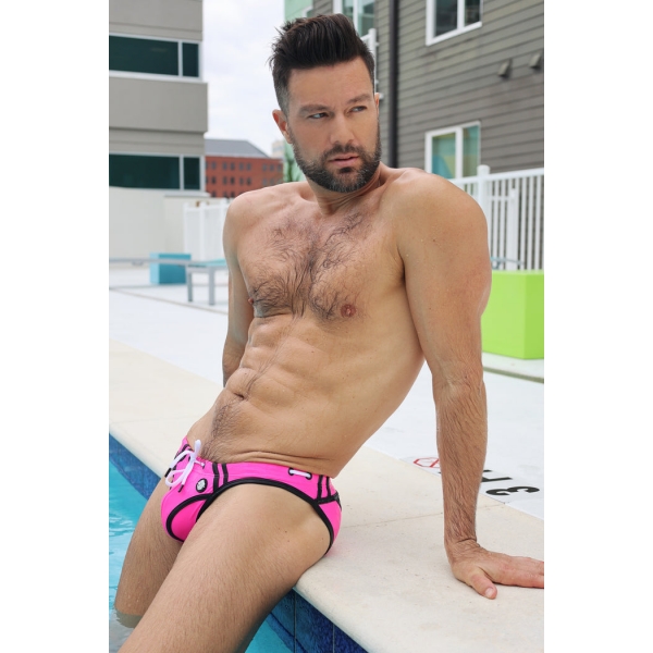 Slip da bagno Expose Rosa neon