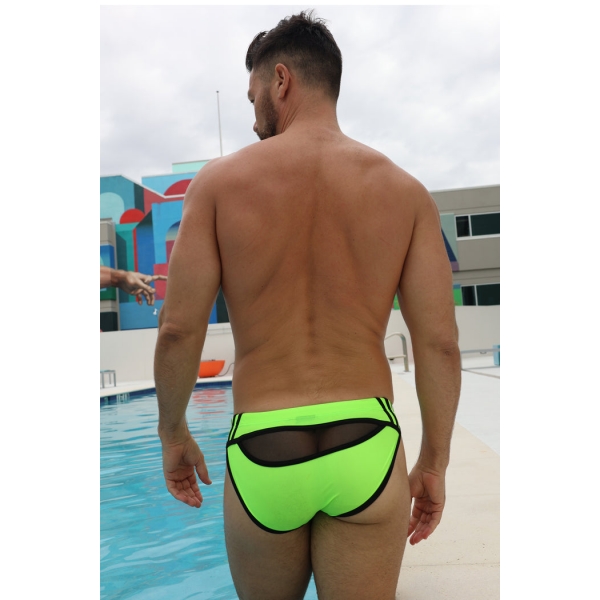 Slip da bagno Expose Verde neon