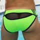 Slip da bagno Expose Verde neon