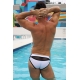 Slip da bagno Expose Bianco neon