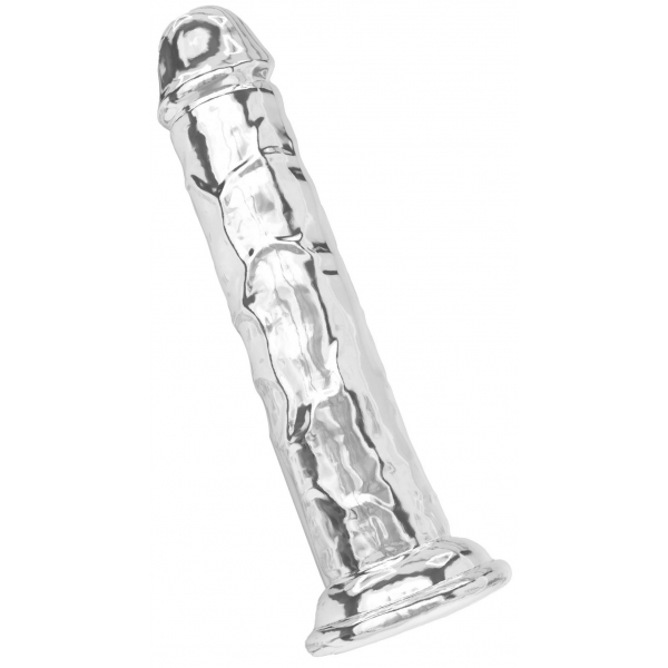 No Purse Dildo Diamantlul 20 x 4cm Transparant