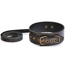 LuxuryFantasy Vintage Style Collar with Leash