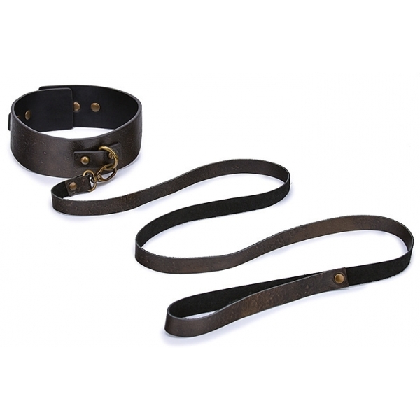 Vintagy collar-leash