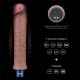 Softee Wizz vibrerende dildo 21 x 4cm Bruin