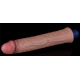 Softee Bizz vibrerende dildo 20 x 3,7 cm Bruin