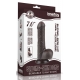 Dildo a pelle scorrevole 12 x 3,7 cm nero