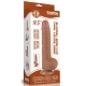 Dildo a pelle scorrevole 18 x 4,7 cm marrone